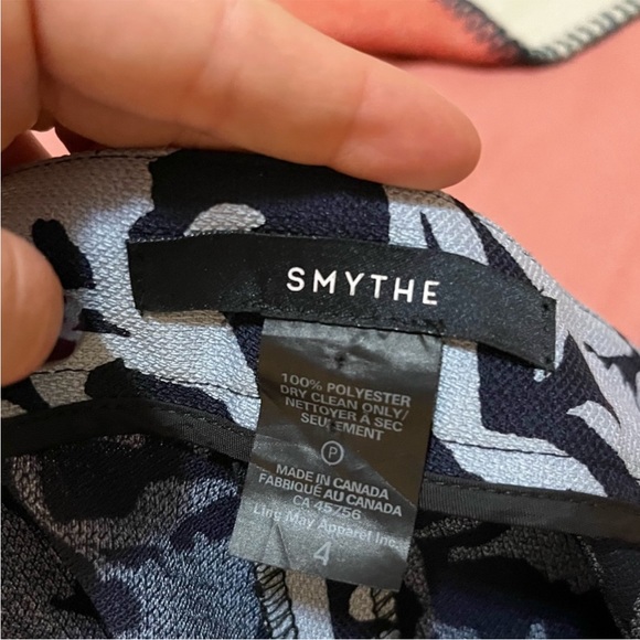 Smythe Wide Leg Printed Pants. Size 4 - Picture 5 of 7